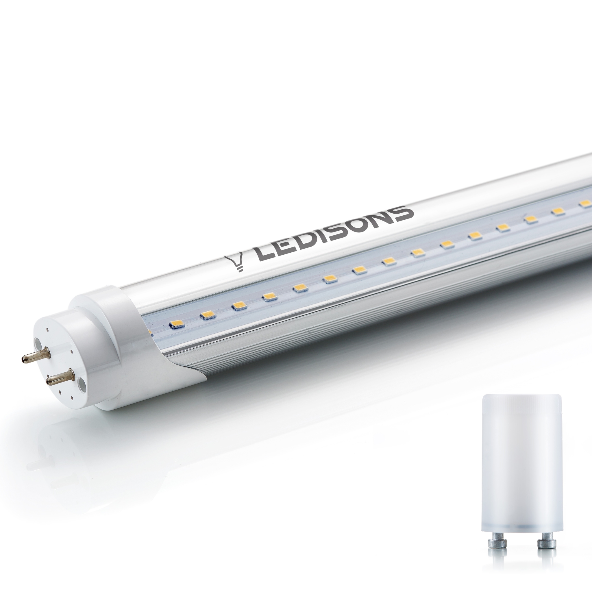 mooi hoorbaar Rauw LED-tl-buis Tubus Ultra 120 cm koud-wit extra helder transparant - Led  Wereld