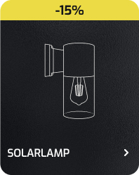 Solar tuinlampen 15% korting